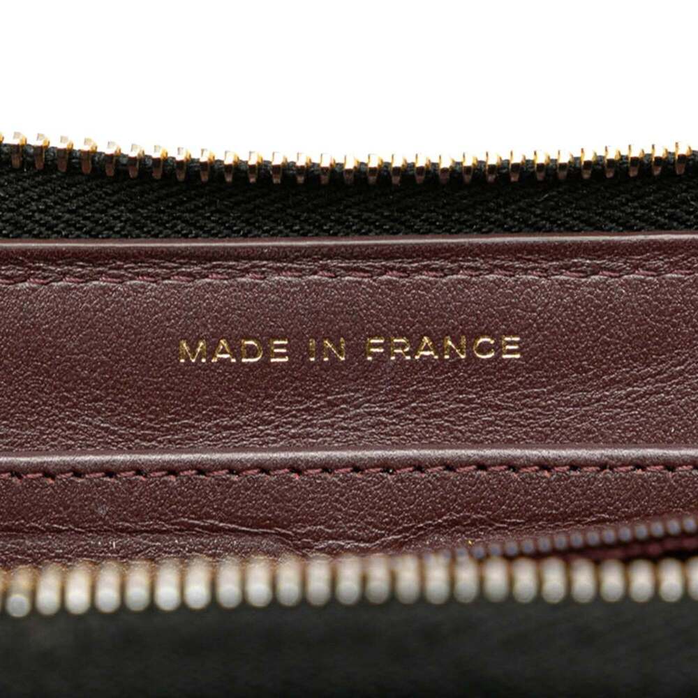 CHANEL Authentic Black Caviar Leather Logo Wallet - Picture 12 of 14